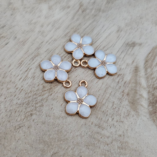 Pearl Flower Charm