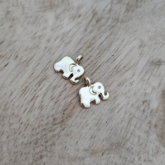 Gold Elephant Charm