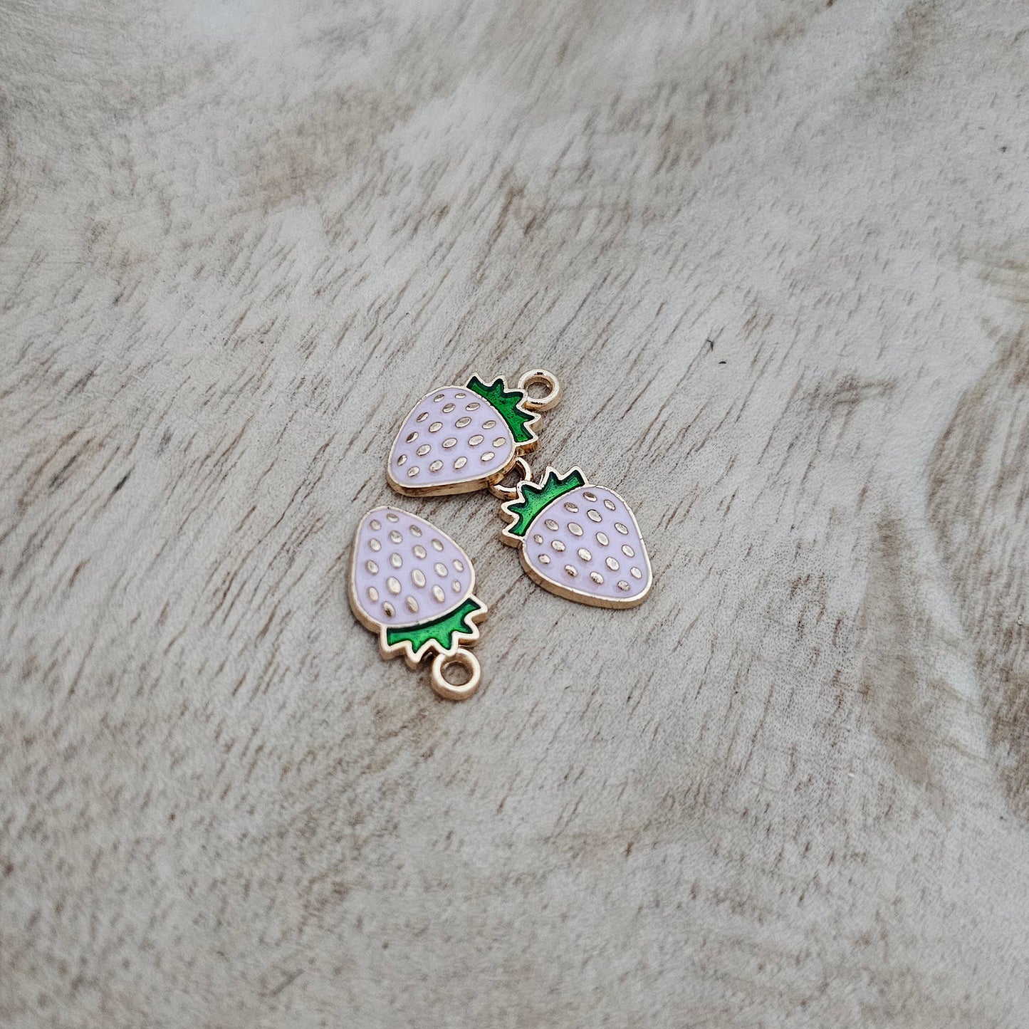 Pink Strawberry Charm