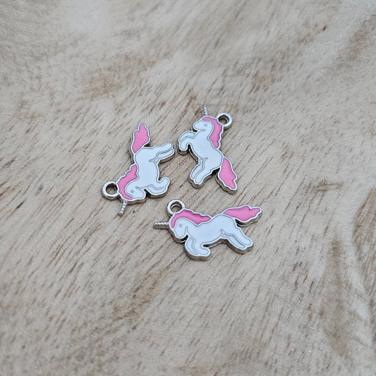 Pink Unicorn Charm