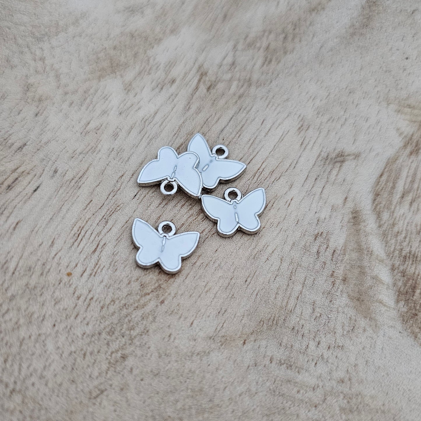 White Butterfly Charm