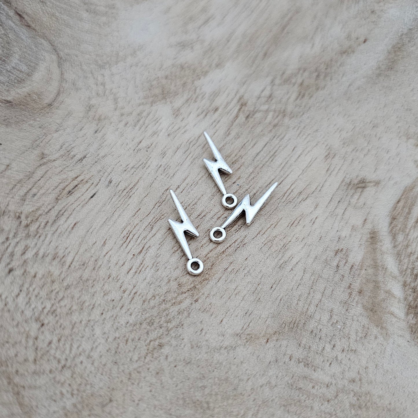 Metal Lightening Bolt Charm