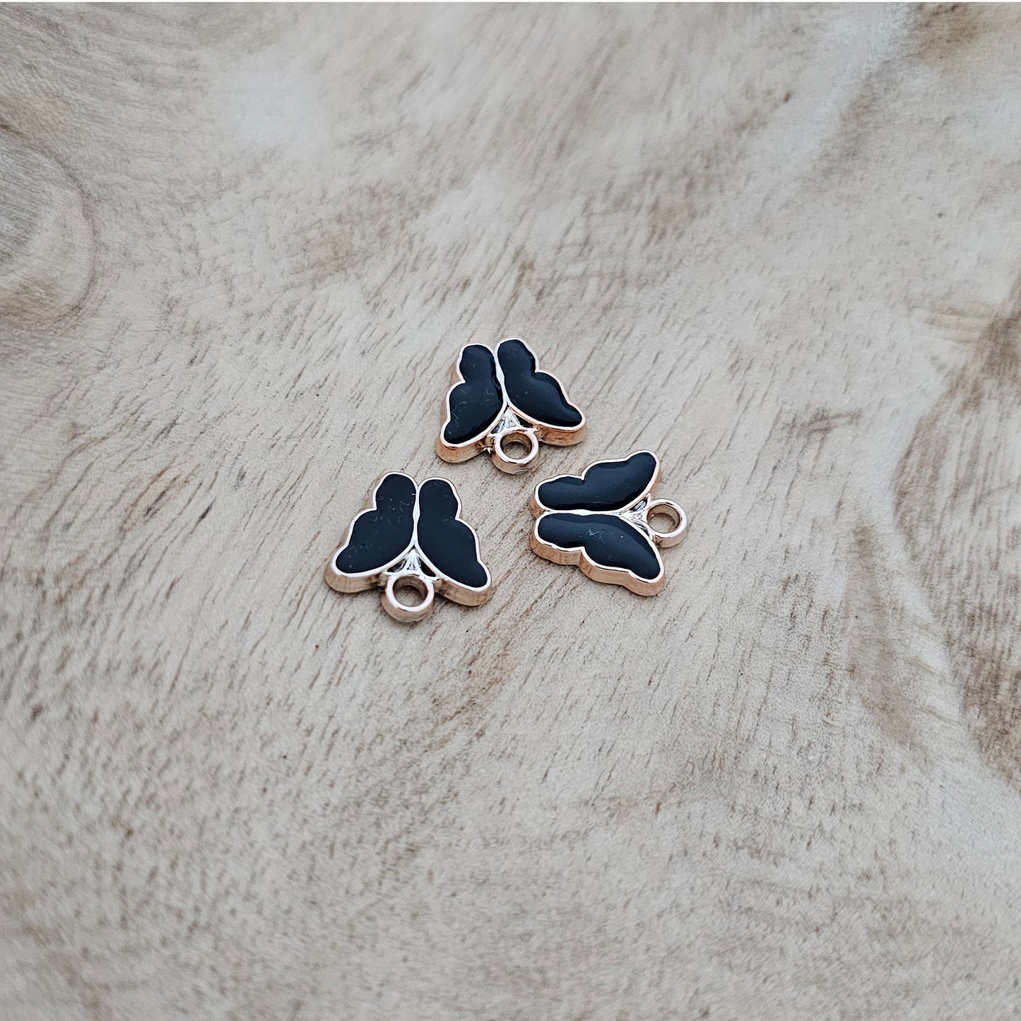 Black Butterfly Charm