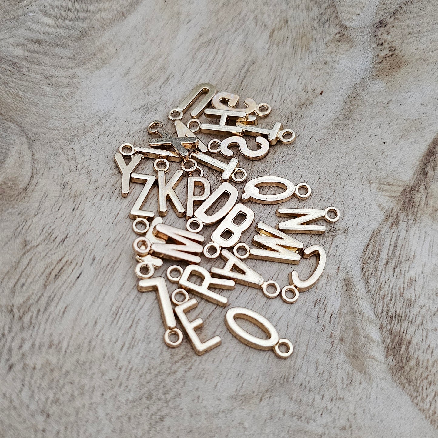 Initial | Letter Charm Gold