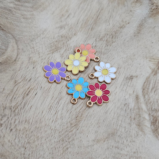 Country Flower Charm