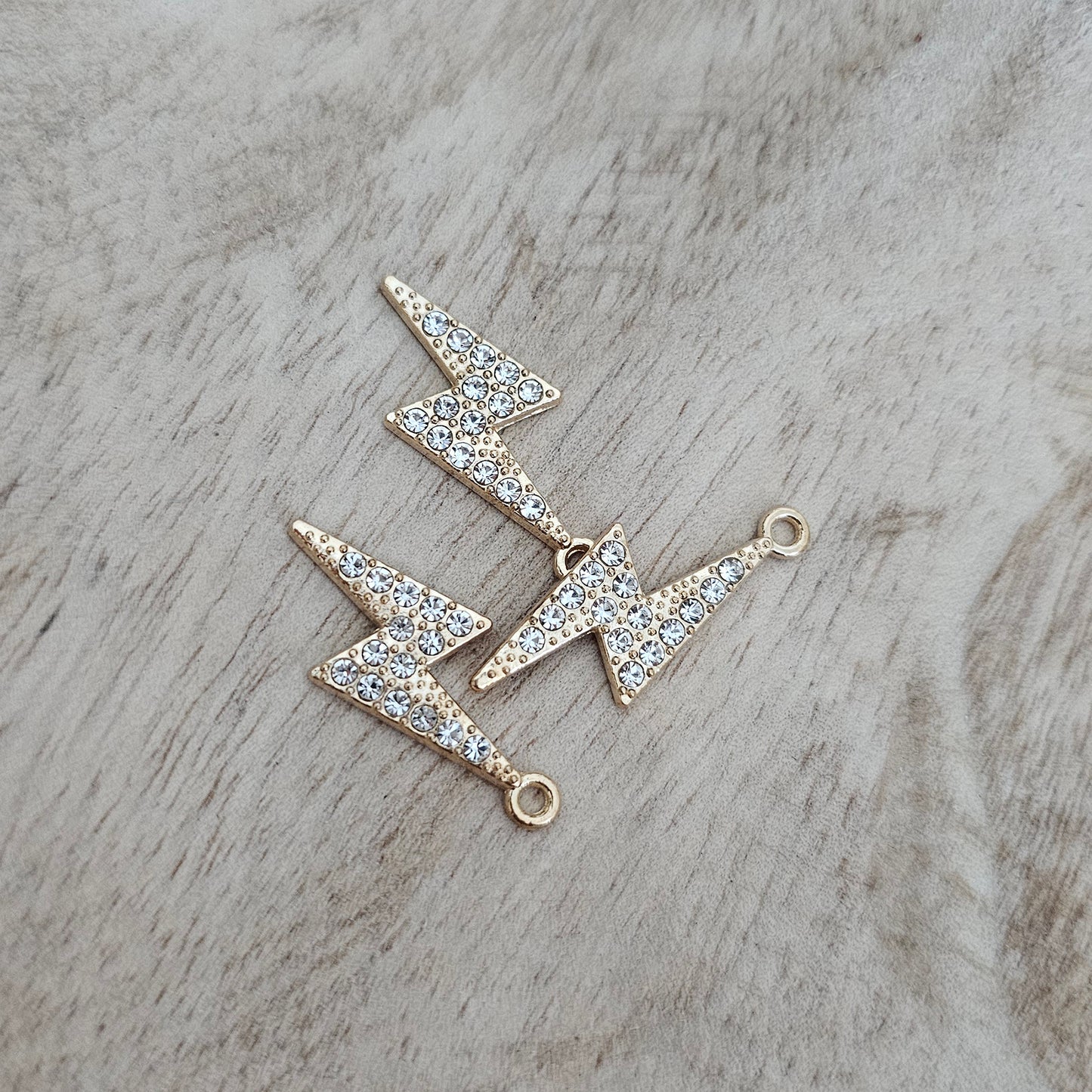 Glam Lightening Bolt Charm