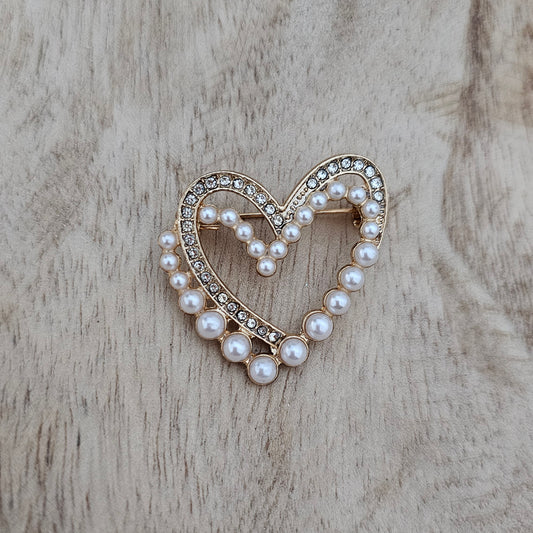 Heart Pin | Shoe, Bag, Hat Charms