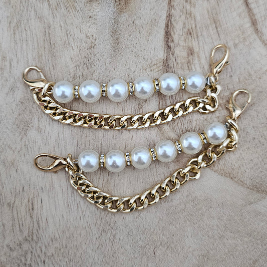 Pearl Chains | Shoe, Bag, Hat Charms