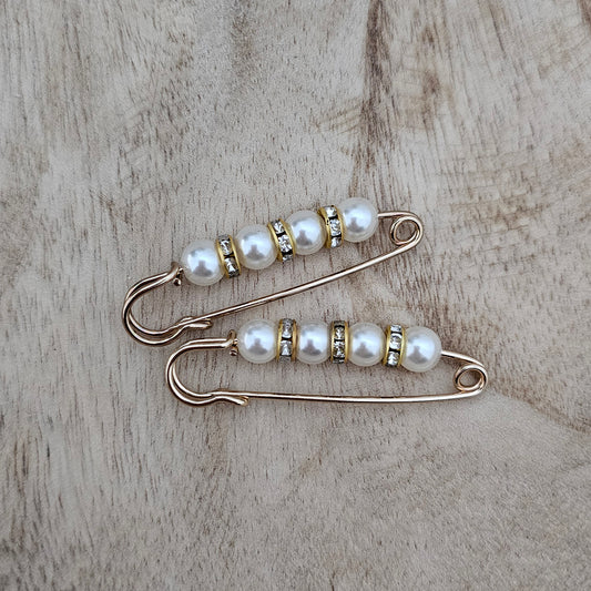 Pearl Glam Pins | Shoe, Bag, Hat Charms