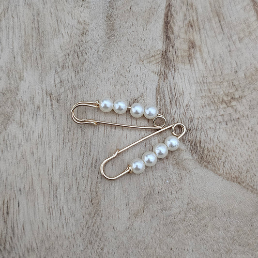 Pearl Bead Pins | Shoe, Bag, Hat Charms