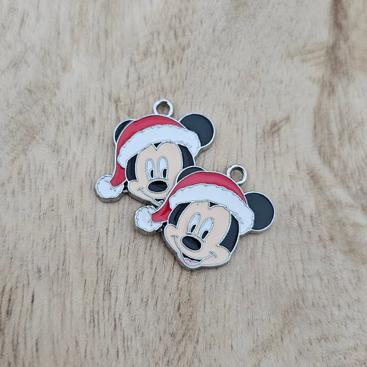 Christmas Mickey Inspired Charm