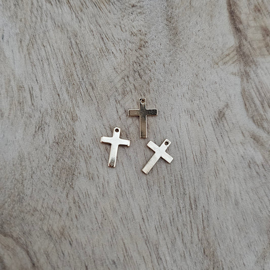 Gold Cross Charm